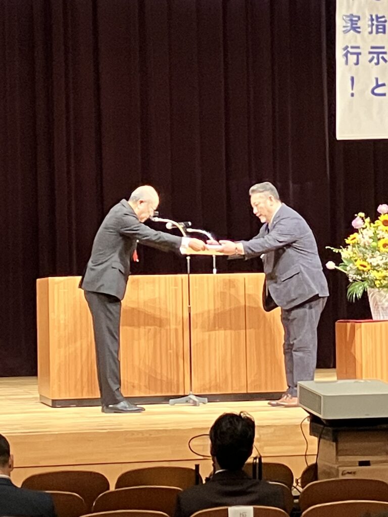 ㈱本間組　石友会主催　安全大会表彰式に参加しました。
